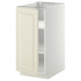 IKEA METOD Нижня шафа/полиці, білий/кремовий Bodbyn, 40x60 см (294.567.49)