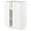 IKEA METOD Нижня шафа/полиці/2 дверцята, білий/Voxtorp матовий білий, 60x37 см (894.614.70) - зображення 1