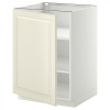 IKEA METOD Нижня шафа/полиці, білий/кремовий Bodbyn, 60x60 см (994.589.00) - зображення 1