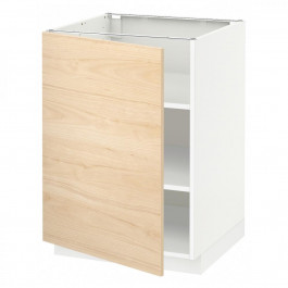 IKEA METOD Нижня шафа/полиці, білий/аскерсунд світлий ясен, 60x60 см (294.604.40)