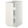 IKEA METOD Нижня шафа/полиці, білий/Veddinge білий, 40x60 см (294.581.97) - зображення 1