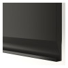IKEA METOD Нижня шафа/полиці, чорний/Upplov матовий антрацит, 40x37 см (394.955.28) - зображення 2