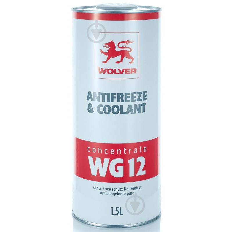 Wolver Antifreeze Coolant Concentrate G12 -80 1,5л - зображення 1