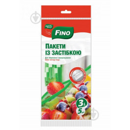 Fino Пакети-слайдери  3 л 5 шт. (4823058340890)