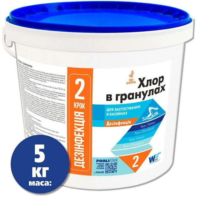 Window World Water Дезінфікуючий засіб  Хлор у гранулах 5 кг (4820062880084) - зображення 1