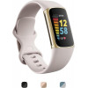 Fitbit Charge 5 Lunar White/Soft Gold Stainless Steel (FB421GLWT) - зображення 1