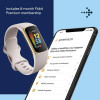 Fitbit Charge 5 Lunar White/Soft Gold Stainless Steel (FB421GLWT) - зображення 7