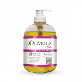Olivella Жидкое мыло для лица и тела на основе оливкового масла  Фиалка 500 мл (764412260246)