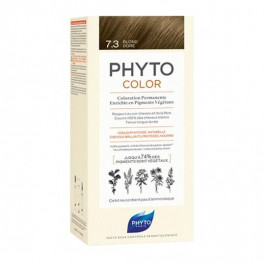   Phyto Стойкая крем-краска для волос  Phytocolor Coloration Permanente 7.3 Золотисто-русый, 112 мл