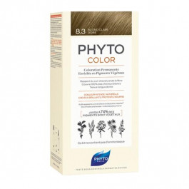 Phyto Стойкая крем-краска для волос  Phytocolor Coloration Permanente 8.3 Светло-русый золотистый, 112 мл