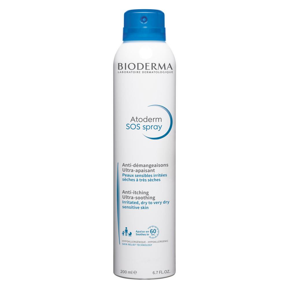 Bioderma Спрей Atoderm SOS Spray Anti-itching Ultra-soothing 200мл (3401528546341) - зображення 1
