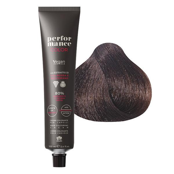 Farmagan Крем-фарба для волосся аміачна  Performance 5.15 світло-коричневий попелястий махагон – 100 мл. - зображення 1