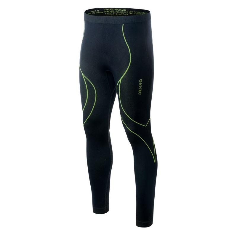 HI-TEC Кальсоны  Ikar Bottom-Black/Lime Punch XL Черные с лаймом (5902786060665) - зображення 1