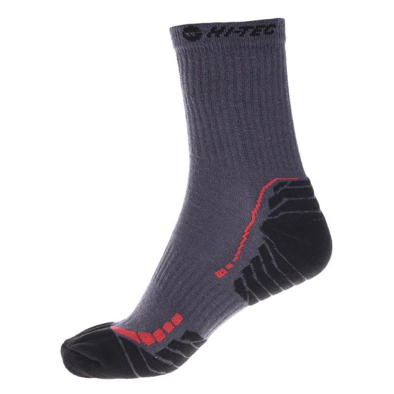 HI-TEC Шкарпетки  Ranas 44-47 Темно-сірий/Чорний/Червоний (5901979028635) - зображення 1