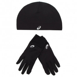 Asics Комплект шапка+рукавички  RUNNING PACK 3013A035-001 L чорний