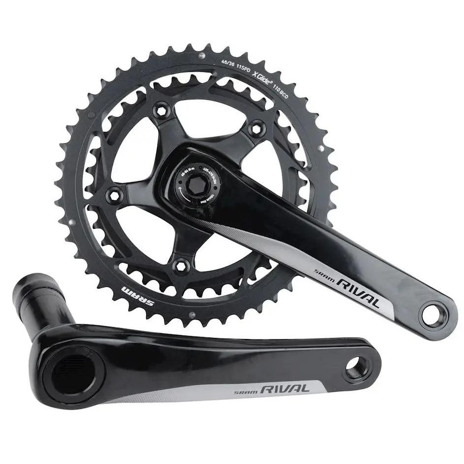 SRAM Шатуны  Rival22 BB30 172.5 46-36 Yaw, Bearings NOT Included - зображення 1