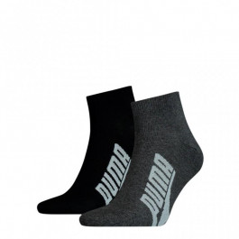 PUMA Набор носков  Unisex BWT Lifestyle Quarter Socks 2 pack 90795301 35/38 2 пары Black/White (872024503