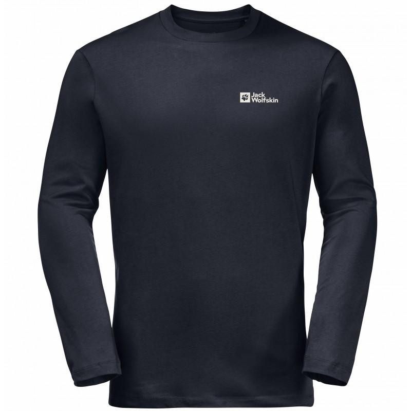 Jack Wolfskin Лонгслив  Essential Longsleeve M 1808821-1010 M Темно-синий (4064993570144) - зображення 1