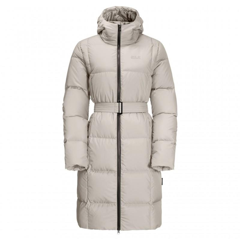 Jack Wolfskin Пуховик  Frozen Lake Coat W 1206131_5062 L Світло-сірий (4064993511512) - зображення 1