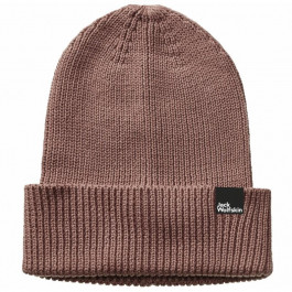   Jack Wolfskin Шапка жіноча  Essential Beanie 1910881-3068 One Size Попелясто-рожева (4064993575026)