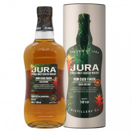 Jura Віскі Isle of Jura Rum Cask Single Malt Scotch Whisky, 40%, 0,7 л (5013967017849)
