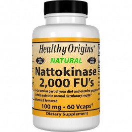 Healthy Origins Наттокіназа (Nattokinase) 100 мг 60 капсул