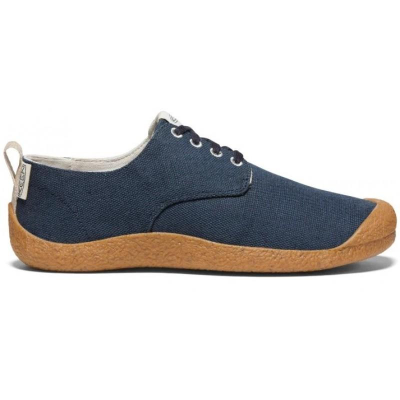 KEEN Кросівки mosey derby canvas (1027319) 10.5 Сірий, чорний - зображення 1