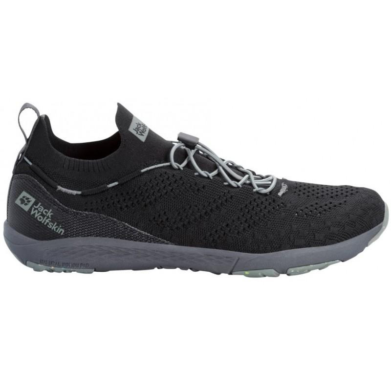 Jack Wolfskin Мужские кроссовки  Spirit Knit Low 4056621-6350 44 (9.5UK) 27.7 см Черные (4064993725261) - зображення 1