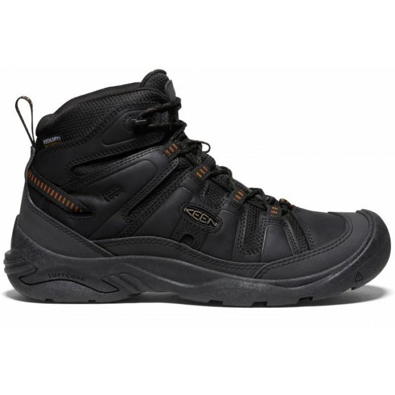 KEEN Черевики трекінгові circadia mid wp m (1027841) 10.5 Чорний, Коричневий - зображення 1