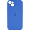 Borofone Silicone Full Case AA Camera Protect for Apple iPhone 14 Royal Blue (FullAAi14-3) - зображення 1