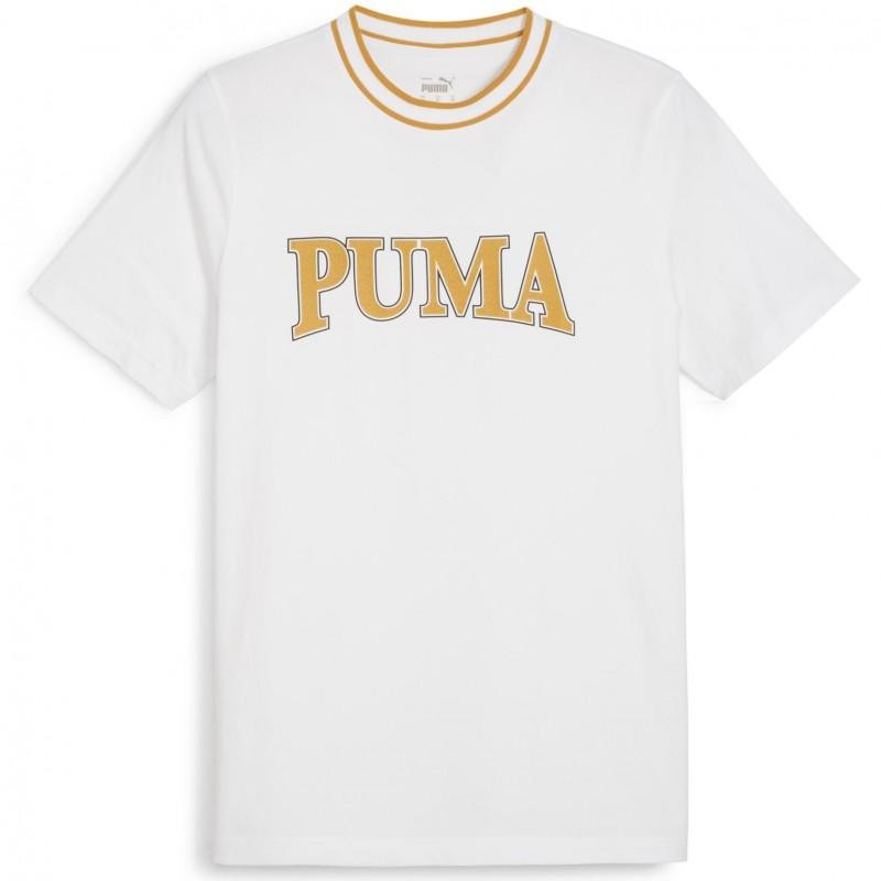 PUMA Футболка довга чоловіча  Squad Big Graphic Tee White 678967-02 XL Біла з принтом (4099685443291) - зображення 1