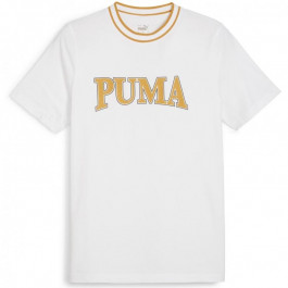 PUMA Футболка довга чоловіча  Squad Big Graphic Tee White 678967-02 XL Біла з принтом (4099685443291)