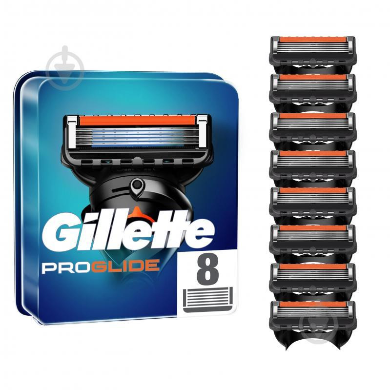 Gillette Змінні касети  Fusion ProGlide 8 шт (7702018085545) - зображення 1