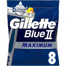 Gillette Бритва без змінних картриджів  Blue II Maximum 8шт
