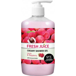 Fresh Juice Крем-гель для душа  Litchi & Raspberry 750 мл (4823015936166)