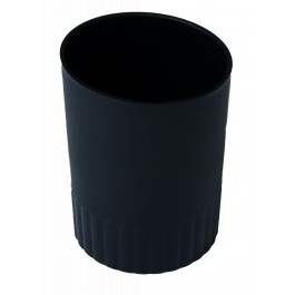 BuroMax Стакан пластиковый для письменных принадлежностей  Jobmax, черный (BM.6351-01)
