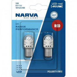 NARVA P21/5W Range Performance LED BAY15d 1,75W 181524100