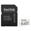 SanDisk 64 GB microSDXC High Endurance UHS-I U3 V30 + SD adapter SDSQQNR-064G-GN6IA - зображення 2