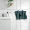 IKEA FREDRIKSJON Рушник сіро-бірюзовий 30х30 см (005.726.93) - зображення 3