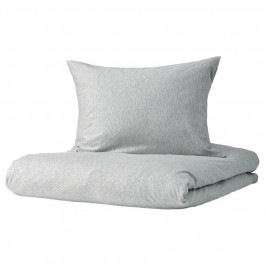 IKEA SPJUTVIAL Комплект постельного белья, светло-серый/меланж (804.797.90)
