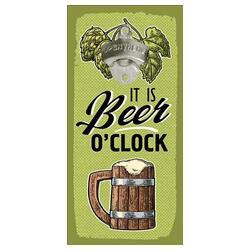 Presentville Настінна відкривачка для пляшок It is beer o`clock ODP_20J011