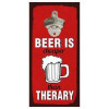 Presentville Настінна відкривачка для пляшок Beer is cheaper than therary ODP_20J002 - зображення 1