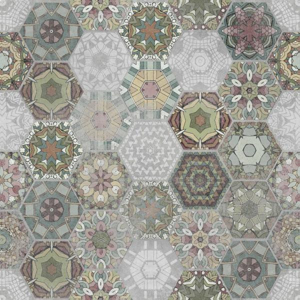Stargres Плитка Patchworkhexagon Colour 60x60 - зображення 1