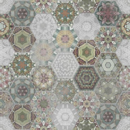   Stargres Плитка Patchworkhexagon Colour 60x60