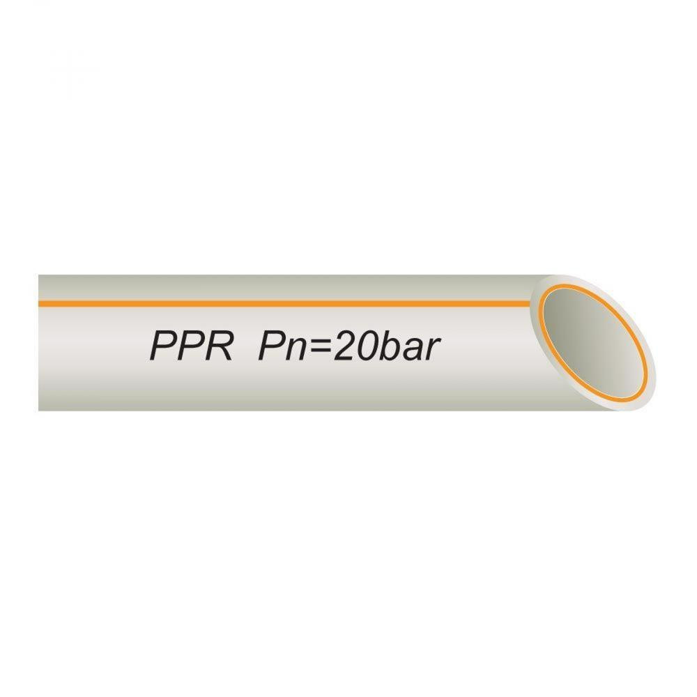 VS Plast Поліпропіленова труба армована скловолокном  PPR Fiber PIPE 32x5,4 мм PN20 - зображення 1