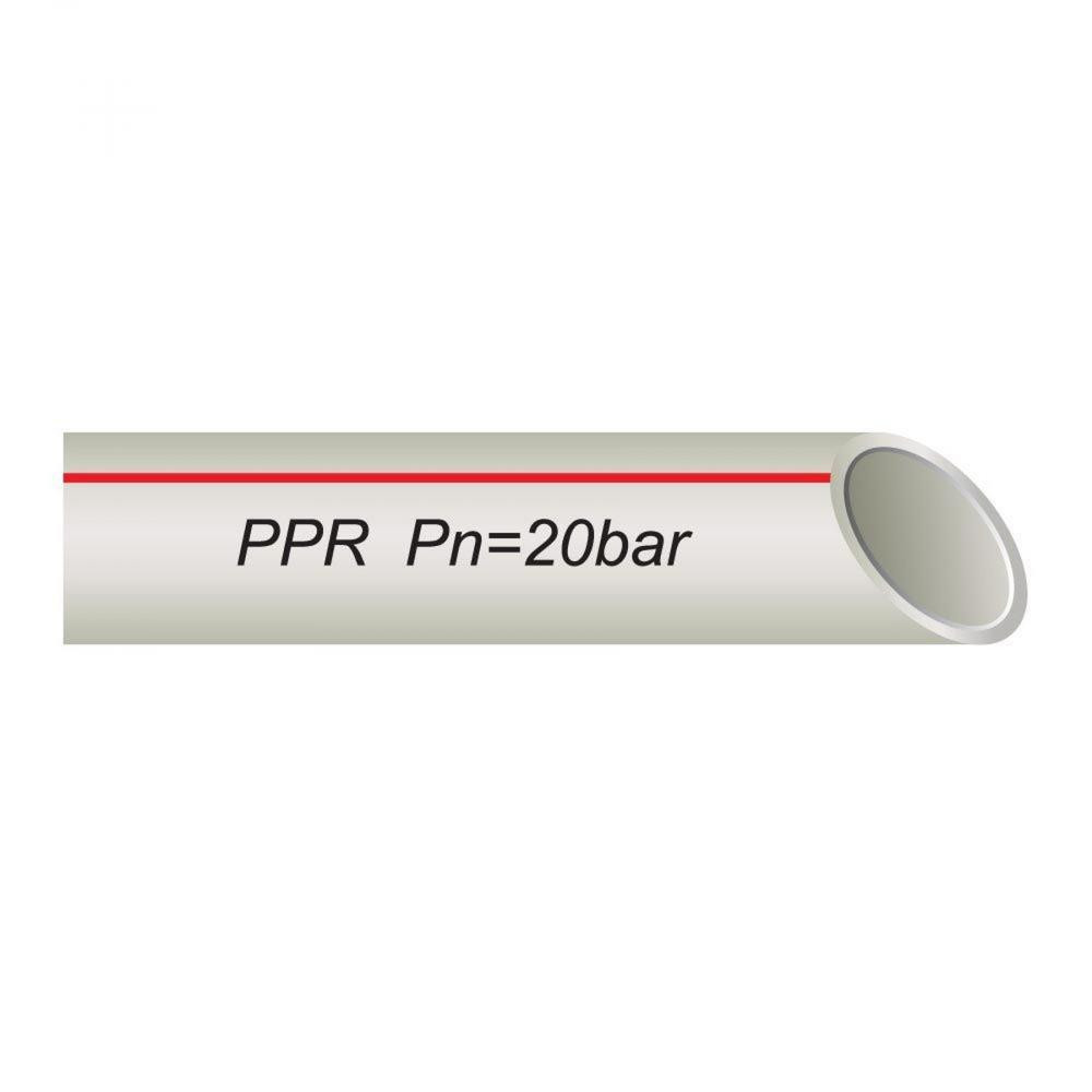 VS Plast Поліпропіленова труба армована алюмінієвою фольгою  PPR-AL-PIPE 63x10,5 мм PN20 - зображення 1