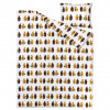 IKEA BRUMMIG Підковдра та наволочка малюнок ведмедя жовтий/коричневий 150x200/50x60 см ( - зображення 7