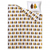 IKEA BRUMMIG Підковдра та наволочка малюнок ведмедя жовтий/коричневий 150x200/50x60 см ( - зображення 8