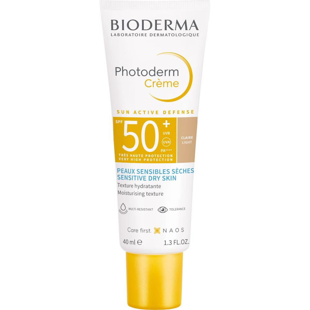 Bioderma Сонцезахисний крем  Photoderm Light Colour SPF50+ 40 мл - зображення 1