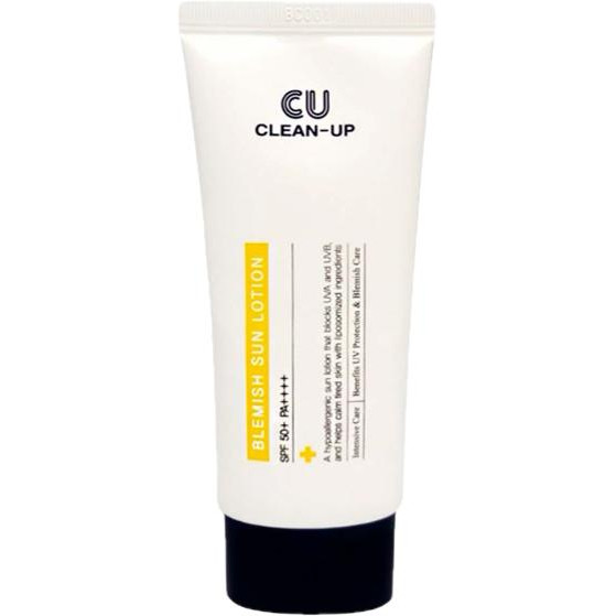 CUSKIN Сонцезахисний лосьйон з ліпосомами на стабільних фільтрах  Clean-UP Blemish Sun Lotion SPF50+ PA++++ - зображення 1